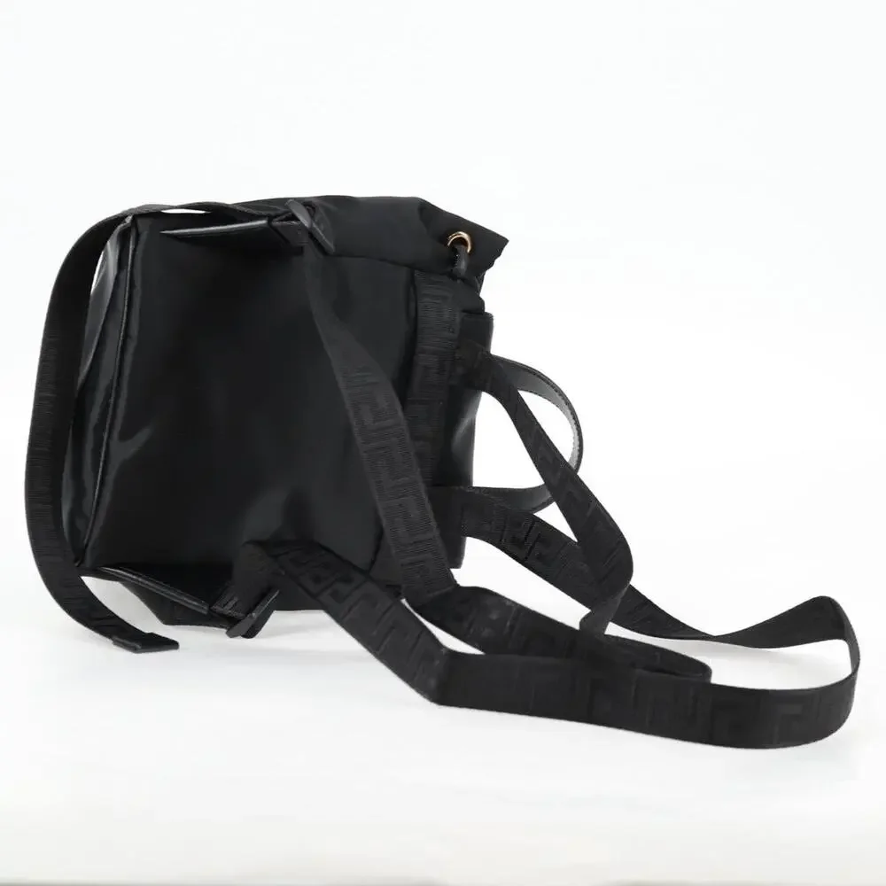 Versace Nylon Backpack Black